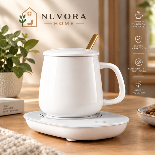 Calentador de Tazas Eléctrico | Mantén tu café caliente por horas